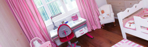 Kinderzimmer in rosa