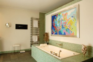 Kunst im Badezimmer